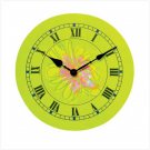 Abstract Flower Clock
