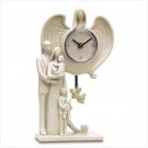 Guardian Angel with Family Clock