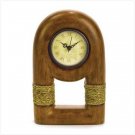 Wood Clock with Rope Trim