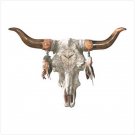 Bull's Skull Wall Clock