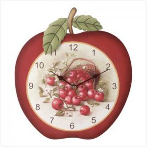 Apple Shaped Clock