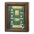 History of Golf Shadowbox Clock