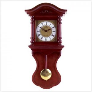 Wood Wall Clock With Chime