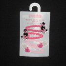 Gymboree Tres Chic Hair Clips Poodle Hearts NWT FREE SHIPPING!!!
