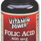 Folic Acid 800 mcg Tablets 500 Count