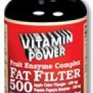 Fat Filter 500 Fruit Enzyme Complex Tablets 100 Count
