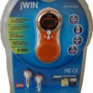 NEW JWIN PORTABLE DIGITAL AM FM POCKET RADIO ALARM