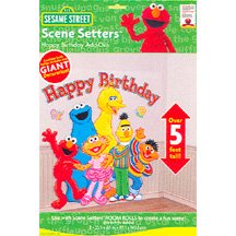 SESAME STREET HAPPY BDAY SCENE ADD ON