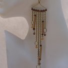 !!!LONG!!! HANDMADE INDIAN SHOULDER DUSTER EARRINGS