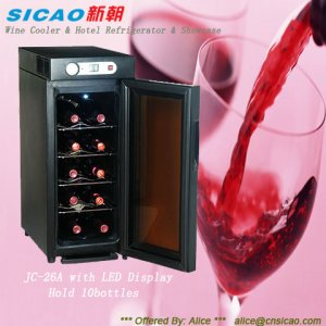 SICAO- wine cooler,home cellar,display showcase,mini bar JC-26A