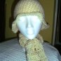 Hand Made Crochet Hat and Scarf Set