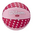 Wilson Pink Polka Dot Jr. Basketbal Size 5