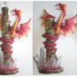 Dragon Statue With Dagger Knife Display