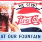 New! -  Pepsi Cola Restaurant Retro Tin Sign