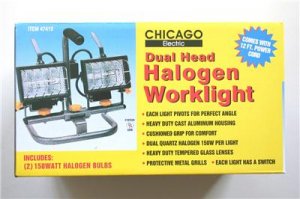 New! Dual Head Halogen Worklight