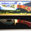 New! - Trail's End Wild West Collectable Knife w/case