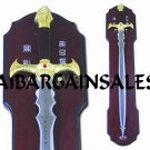 New! - King Tut Fantasy Sword with wall plaque
