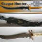 New!  22" Custom Cougar Bowie Knife with leather sheath