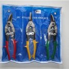 Professional HEAVY DUTY 3 Piece Aviation Tin Snip Set
