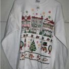 New! - Ladies White Christmas Design Sweatshirt