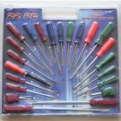 New/Sealed Package - Assorted 22 Piece Screwdriver Set