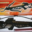 120 lb Draw Black Crossbow Rifle With Arrows