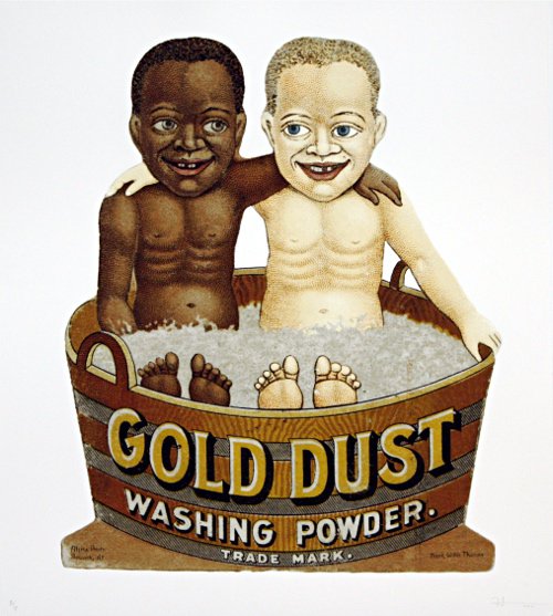 Gold Dust Tub, a benefit print by Hank Willis Thomas