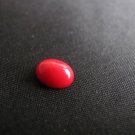 Red Coral Sea Bamboo Coral 7*9 mm Oval Cabochons for jewellery making-Free shipping