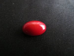 Red Coral Sea Bamboo Coral 8*12 mm Oval Cabochons for jewellery making-Free shipping