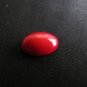 Red Coral Sea Bamboo Coral 8*12 mm Oval Cabochons for jewellery making-Free shipping