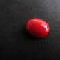 Red Coral Sea Bamboo Coral 10*12 mm Oval Cabochons for jewellery making-Free shipping
