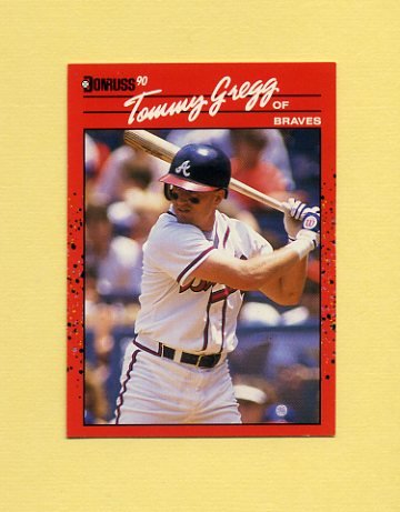 1990 Donruss Baseball #239 Tommy Gregg - Atlanta Braves