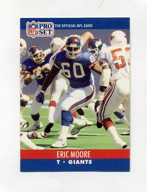 1990 Pro Set Football #744A Eric Moore