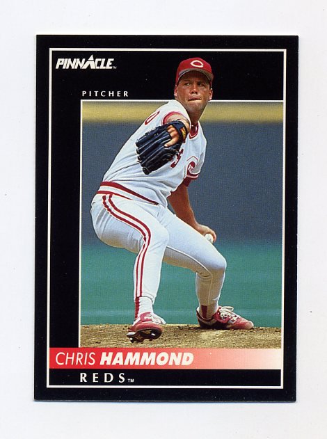 1992 Pinnacle Baseball #335 Chris Hammond - Cincinnati Reds