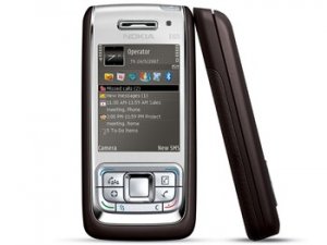 Nokia E65 Phone Mocha/Silver color, GSM Unclocked