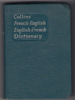 Collins French Gem Dictionary Pocket French English 1964