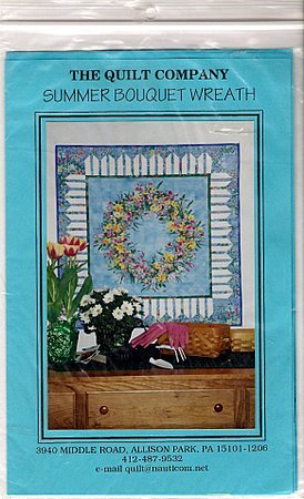 Summer Bouquet Wreath Quilt Pattern - The Quilt Company