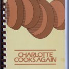Charlotte Cooks Again Junior League of Charlotte NC Cookbook Southern Recipes