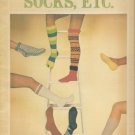 Vintage Socks Leggings Knitting Leaflet Toe Socks Argyles Irish Cable Leg Warmers Boot Toppers
