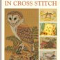 Four Seasons in Cross Stitch Amazing Animal Flower Charts Patterns Hedgehog Otter Owl Puffin Designs