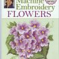 Donna Dewberry's Machine Embroidery Flowers Book & CD 18 English Garden Motif Designs 15+ Projects
