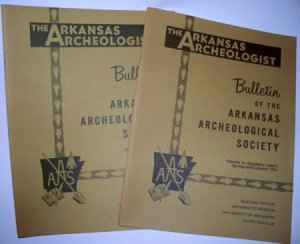 Arkansas Archeologist Archaeologist Vol 13 Complete Year 1972 Ferguson Cryer Field Site