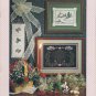 Christmas Cross Stitch Pattern Booklet Chickadees Moose Carolers Angels