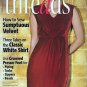 Threads Magazine 140 January 2009 How to Sew Velvet Tee Shirt Embroidery