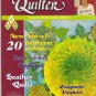 American Quilter Magazine January 2009 Leather Quilts Longarm Couture Trapunto Back-basting Applique