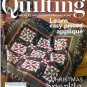 Fons & Porter's Love of Quilting November/December 2008 Christmas Quilts Easy Pieced Applique