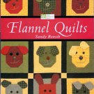 Flannel Quilts Quilting Book Sandy Bonsib 17 Projects in Patchwork Hand Applique