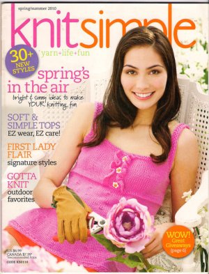 Knit Simple Magazine Spring Summer 2010 Over 30 New Styles to Knit