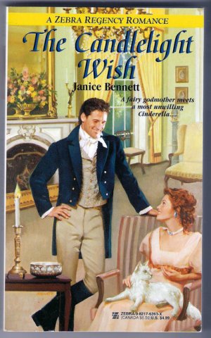 The Candlelight Wish Janice Bennett Zebra Paranormal Regency Romance PB