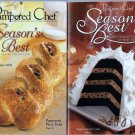 Pampered Chef Season's Best Lot of 2 Recipe Booklets Fall Winter 2002 and 2004